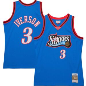Allen Iverson - Men's Mitchell & Ness  - Philadelphia 76ers Hardwood Classics -1997/98