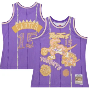 Vince Carter -Men's Mitchell & Ness - Toronto Raptors - 1998/99 - Swingman Sidewalk Sketch Jersey