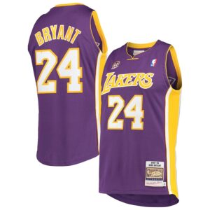 Kobe Bryant - Los Angeles Lakers - Men's Mitchell & Ness  Purple - 2007/08 - Hardwood Classics 60th Season Jersey