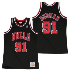 Dennis Rodman - Chicago Bulls - 1995 Hardwood Classics Alternate Jersey