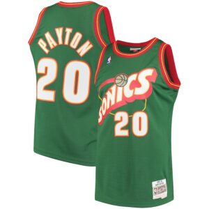 Gary Payton - Seattle SuperSonics - Mitchell & Ness Hardwood Classics Jersey - Green