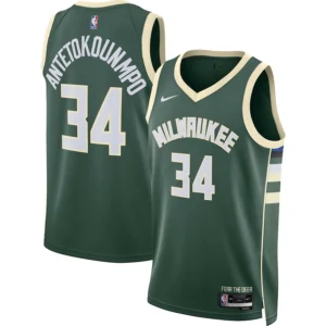 Giannis Antetokounmpo Milwaukee Bucks - Swingman Jersey - Icon Edition