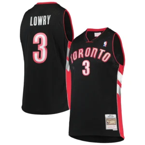 Kyle Lowry - Black - Toronto Raptors - Hardwood Classics Swingman Jersey