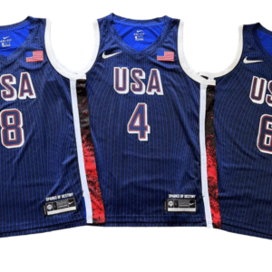 Kawhi, Curry, Lebron - Bundle of 3 - USA Olympics Jersey - Navy - 2024